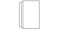 Precision Metal Orifices - Press-Fit Inserts, 0.380" OD - Line Drawing