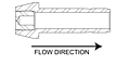 Precision Metal Orifices Compression Fittings, Port Connector 