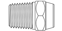 Orifice Assembly - Bleed Plug - Line Drawing