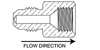 Precision Metal Orifices SAE 37 Degree Flare Adapter 