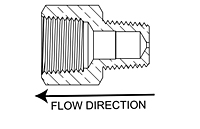 Precision Metal Orifices NPT Adapter 