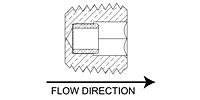 Integral Screen / Orifice Assembly Bleed Plug 