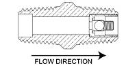 Check Valves, Ball Type 1/4" NPT Nipple 