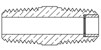 Miniature In-Line Screens NPT Hex Nipple 