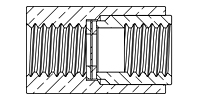 Miniature In-Line Screens 10-32 UNF Coupler 