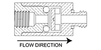 Check Valves, Disk Type  10-32 UNF Connection; Coupling, Adapter 