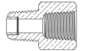 Screened Metal Orifices, Type GSO, Sectional View