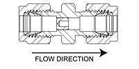 Precision Metal Orifices Compression Fittings, Tube Unions 