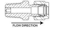 Precision Metal Orifices Compression Fittings, NPT x Tube 