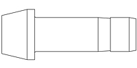 Precision Metal Orifices - Compression Fittings, Port Connector - Line Drawing