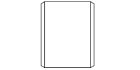 Precision Metal Orifices - Press-Fit Inserts, 0.099" OD - Line Drawing
