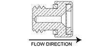 Integral Screen / Orifice Assembly Bleed Plug 