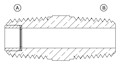 Miniature In-Line Screens NPT Hex Nipple 