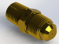 Precision Metal Orifices SAE 45 Degree Flare Adapter 