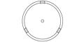 Precision Metal Orifices - VCR Gaskets - Line Drawing