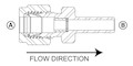 SS Wire Screen / Orifice Assembly Tube Connector 